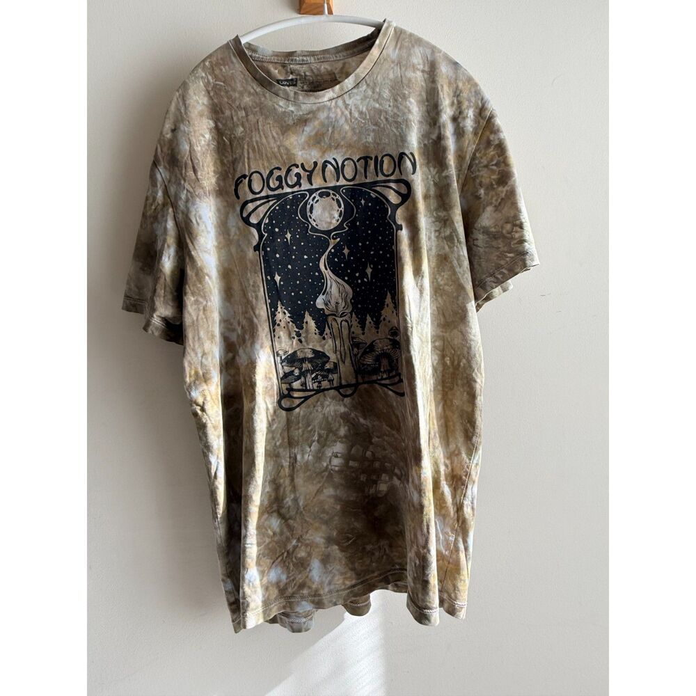 Foggy Notion Greenish Ice-dye Tie-Dye Levi's T-Shirt (Slim Large)